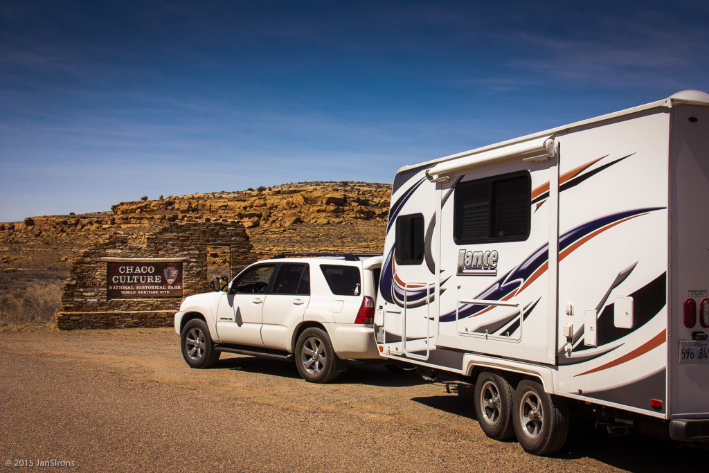 All the way to Chaco Canyon! We made it! 