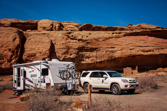 Chaco National Historical Park campground, Site #27
