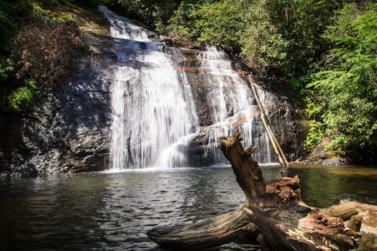 Helton Creek Falls - upper falls.